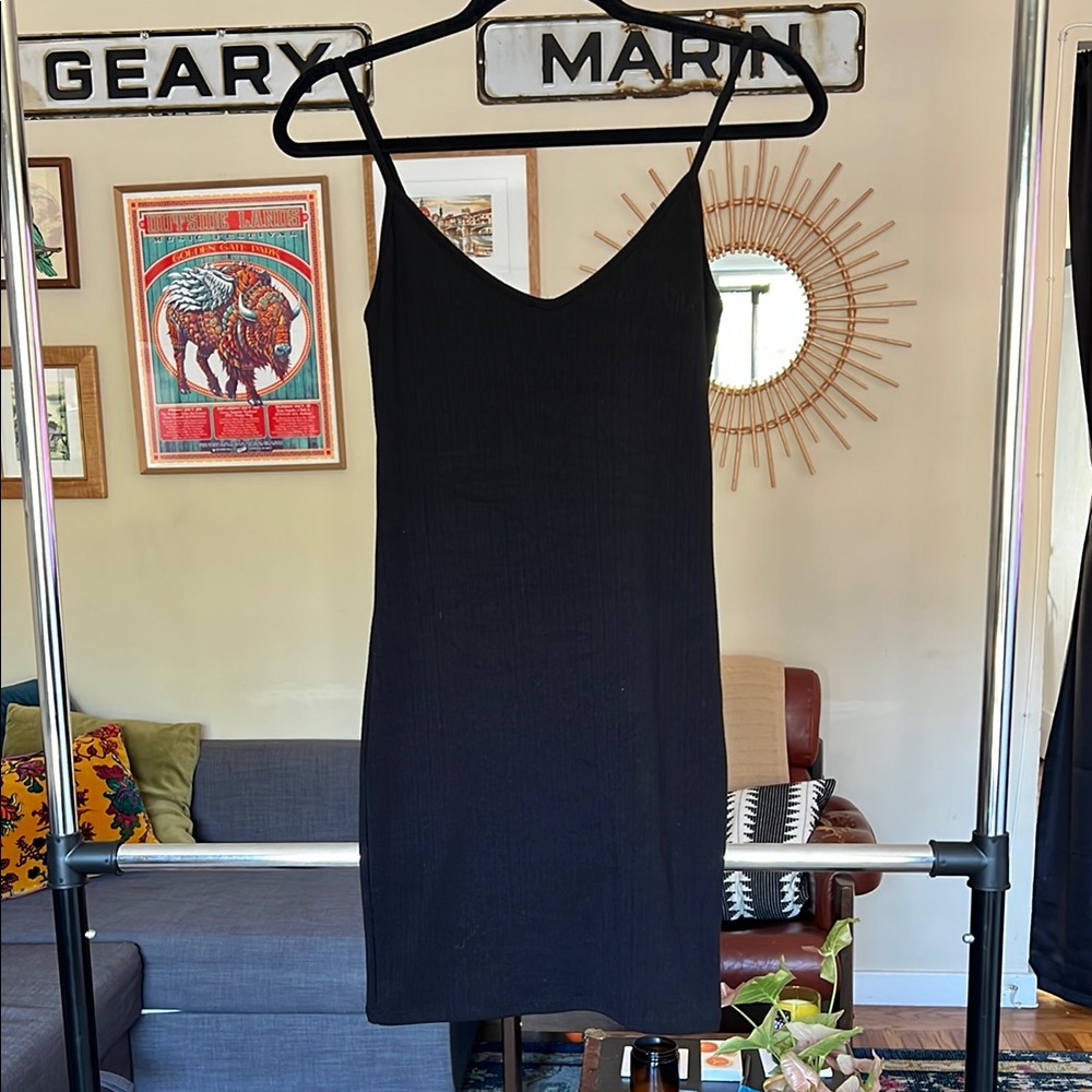 Black Dress with Adjustable Straps